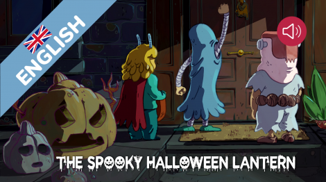 The spooky Halloween lantern